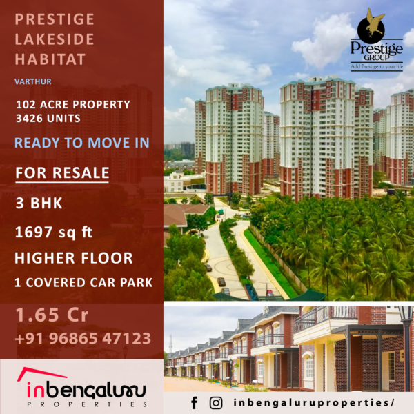 Prestige Lakeside Habitat Bangalore