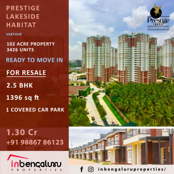 Prestige Lakeside Habitat Bangalore